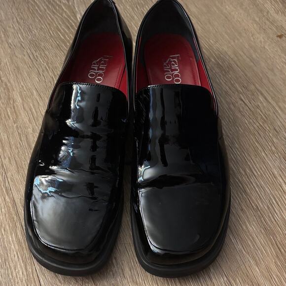 Women’s Franco Sarto patent leather loafers size 10 - Picture 1 of 6